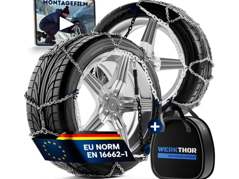 Werkthor Stahlschneekette WT 100 2er Set