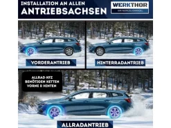 Werkthor Stahlschneekette WT 100 2er Set