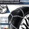 Werkthor Stahlschneekette Werkthor Schneeketten 2er Set WT 60 2er Set