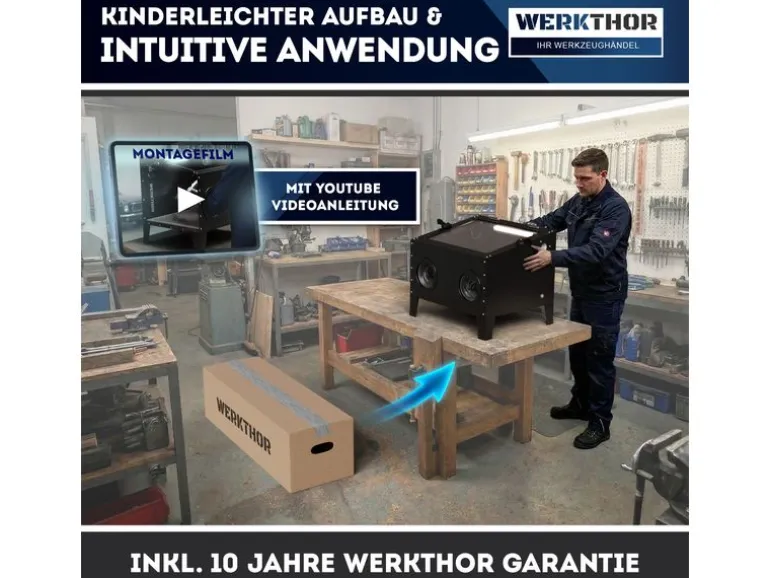 Werkthor Werkthor Sandstrahlkabine 90 Liter
