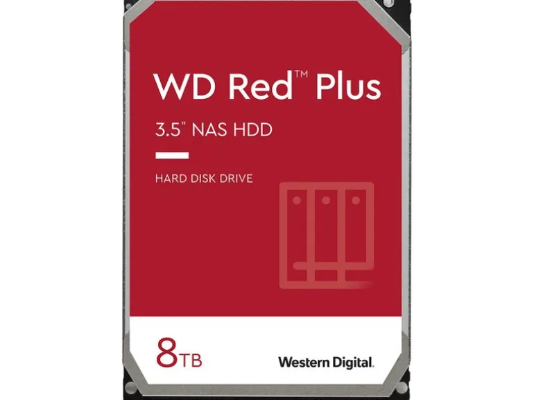 Western Digital Harddisk WD Red Plus 3.5" SATA 8 TB