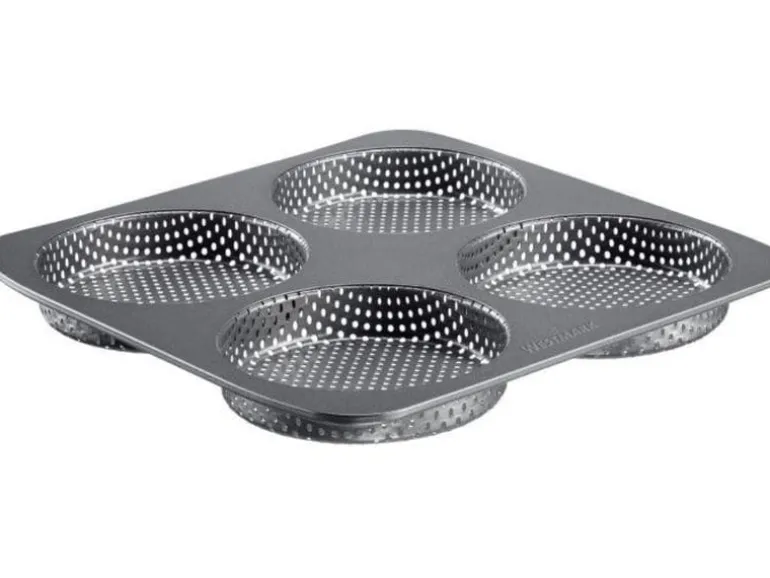 Westmark 4er Burger Brötchen Backform Big, 28 x 28 cm