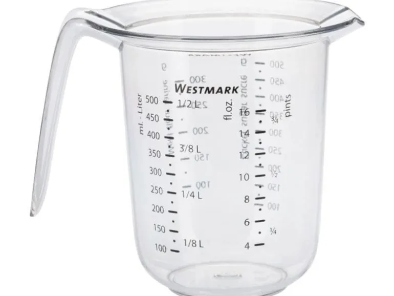 Westmark Messbecher Messkanne, 0,5 l 5 dl, Transparent