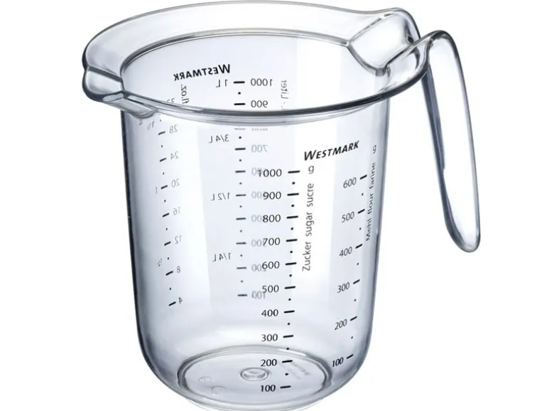 Westmark Messbecher Messkanne, 0,5 l 5 dl, Transparent