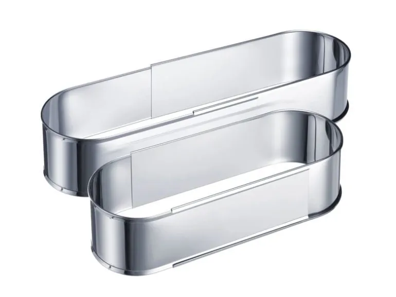 Westmark Ovale Backform, ausziehbar von 27 - 40 cm, 27 x 9.5 x 7 cm
