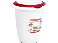 Westmark Quirltopf mit Spritzschutz, rot, 1 lt