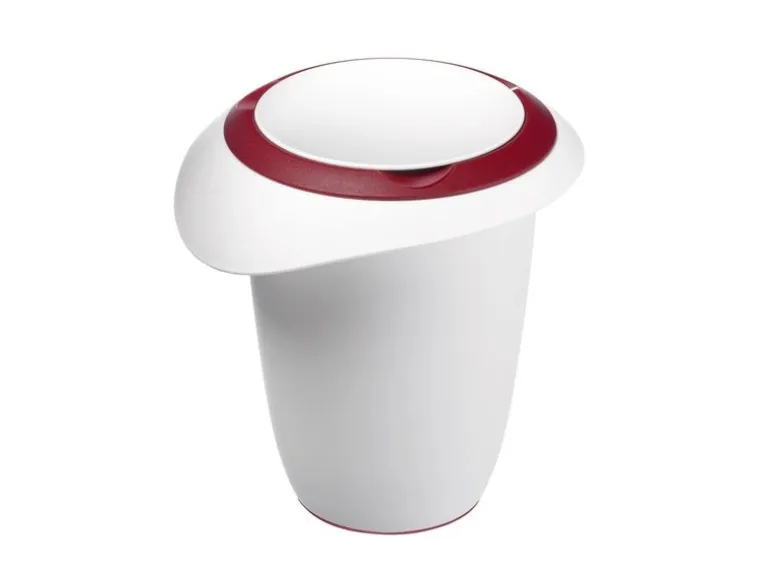 Westmark Quirltopf mit Spritzschutz, rot, 1 lt