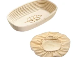 Westmark Set Gärkorb oval mit Bezug mit Ähre 34 x 20.5 x 8cm