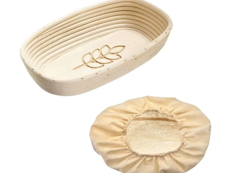 Westmark Set Gärkorb oval mit Bezug mit Ähre 34 x 20.5 x 8cm