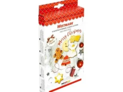 Westmark 6-tlg. Set Ausstechform Weihnachten Edelstahl Silber