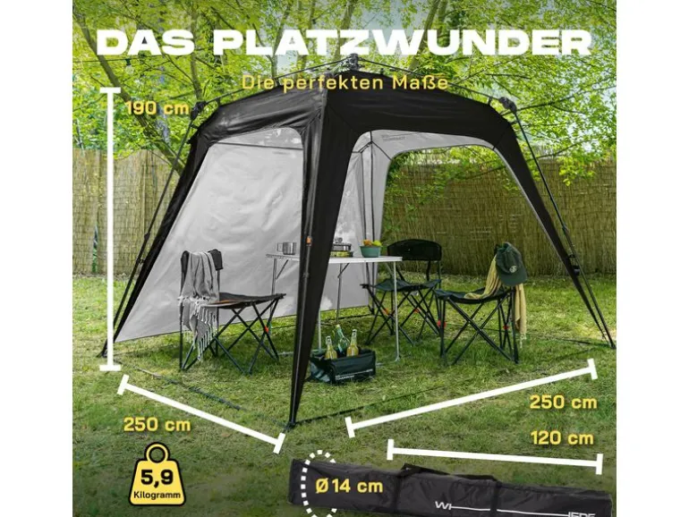 Where tomorrow Pavillon Pop Up - Schwarz