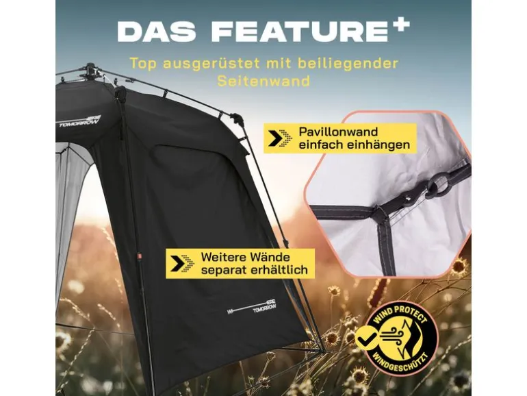 Where tomorrow Pavillon Pop Up - Schwarz