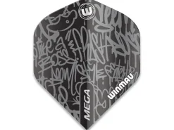 Winmau Dartflight, Schwarz, 3 Stück