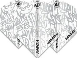 Winmau Dartflight, Weiss, 3 Stück