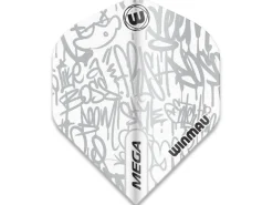 Winmau Dartflight, Weiss, 3 Stück