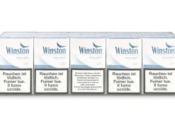 Winston Zigaretten Sky Silver Box Stange à 10 Pack