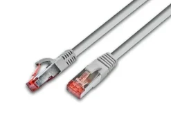 Wirewin Patchkabel RJ-45 - RJ-45, Cat 6, S/FTP, 0.5 m, Grau