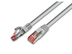 Wirewin Patchkabel RJ-45 - RJ-45, Cat 6, S/FTP, 0.25 m, Grau