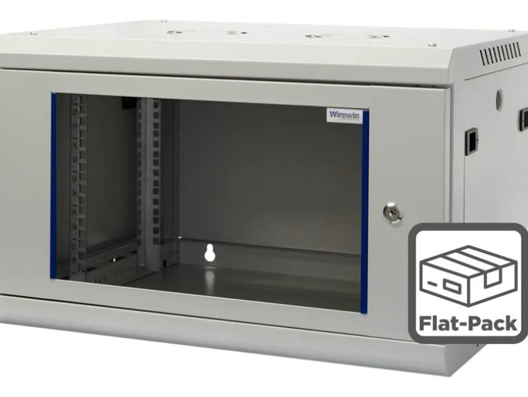 Wirewin Wandschrank 600X450X6U Pro 3rd Gen 19" / 6HE / Flat-Pack