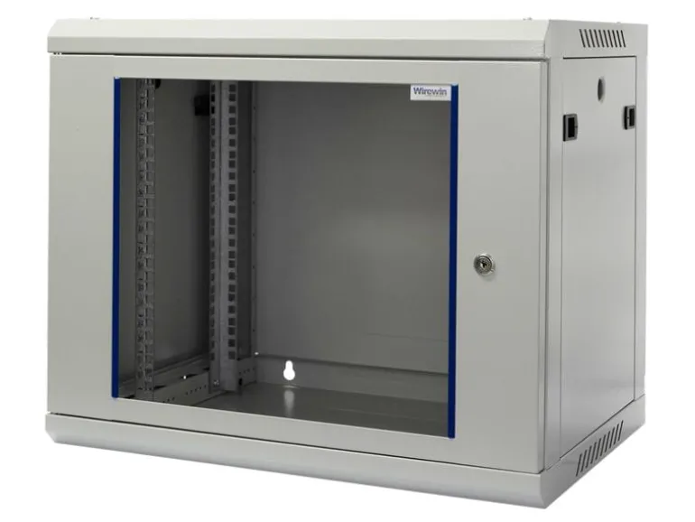 Wirewin Wandschrank 600X600X9U Pro 3rd Gen 19" / 9HE / Grau