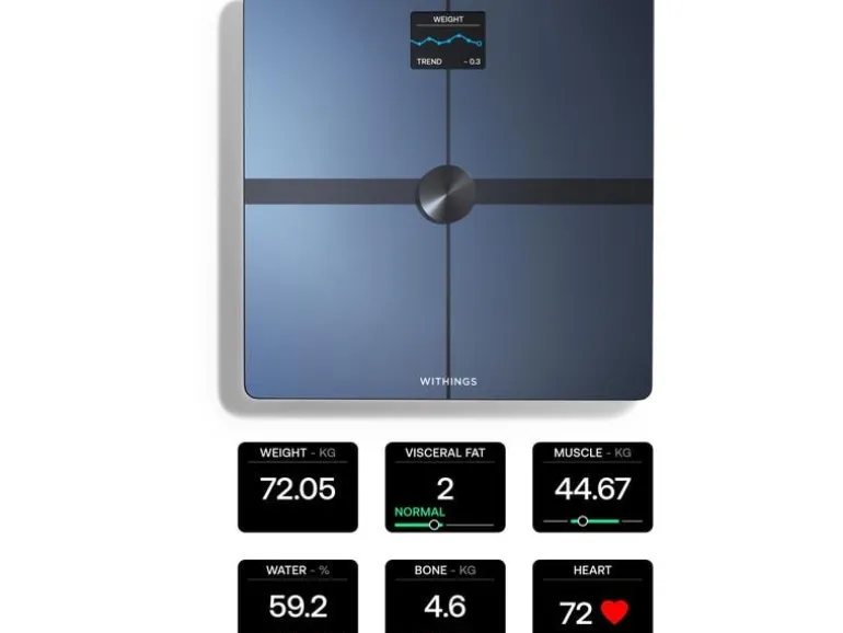 Withings Körperanalysewaage Body Smart Schwarz