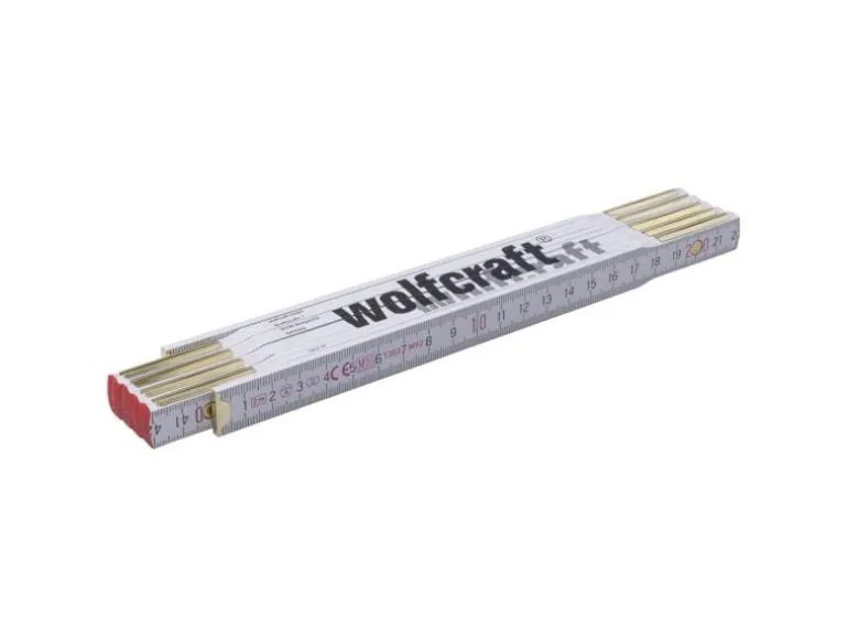 Wolfcraft Doppelmeter 2 m Holz