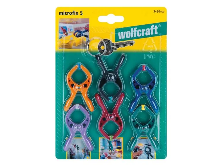 Wolfcraft Mini-Federzwinge Microfix, 6 x 20 mm