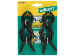 Wolfcraft Mini-Federzwinge 4 Stück 30 mm