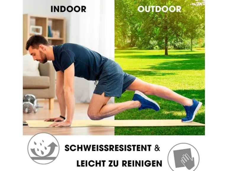 World Fitness Fitnessmatte Jivan 183 cm x 61 cm, Beige