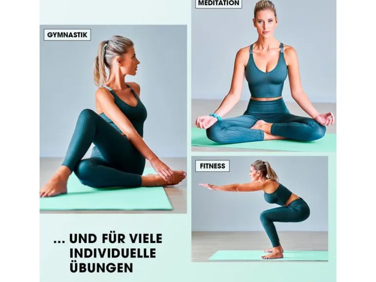 World Fitness Fitnessmatte Jivan 183 cm x 61 cm, Türkis