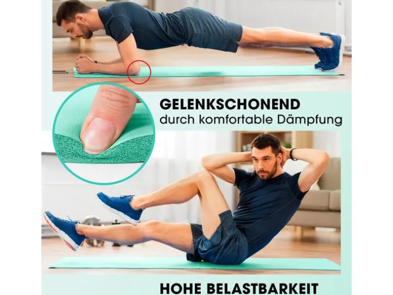 World Fitness Fitnessmatte Jivan 183 cm x 61 cm, Türkis