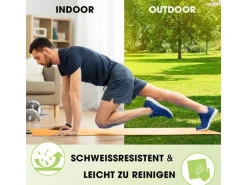 World Fitness Fitnessmatte Yamuna 183 cm x 61 cm, Grün