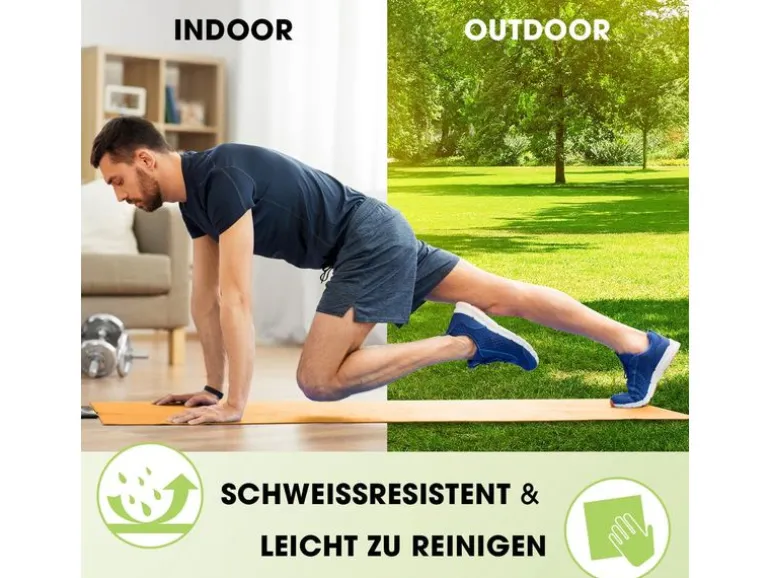 World Fitness Fitnessmatte Yamuna 183 cm x 61 cm, Grün