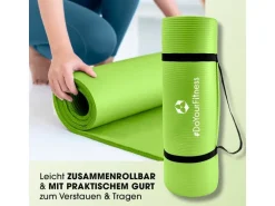 World Fitness Fitnessmatte Yamuna 183 cm x 61 cm, Grün