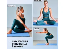 World Fitness Fitnessmatte Yamuna 183 cm x 61 cm, Blau