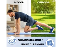 World Fitness Fitnessmatte Yamuna 183 cm x 61 cm, Blau
