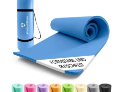 World Fitness Fitnessmatte Yamuna 183 cm x 61 cm, Blau