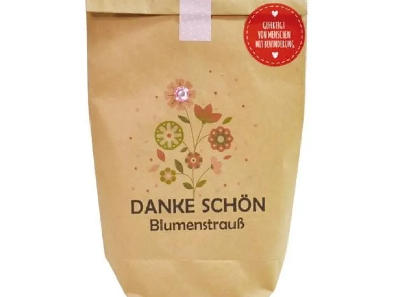 Wunderle Danke schön Blumenstrauss diverse Inhalte