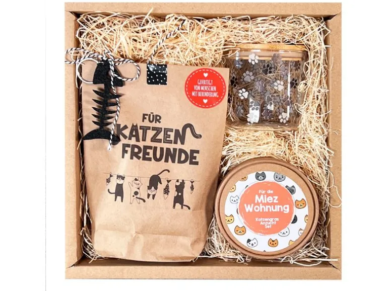 Wunderle Geschenkbox für Katzenfreunde