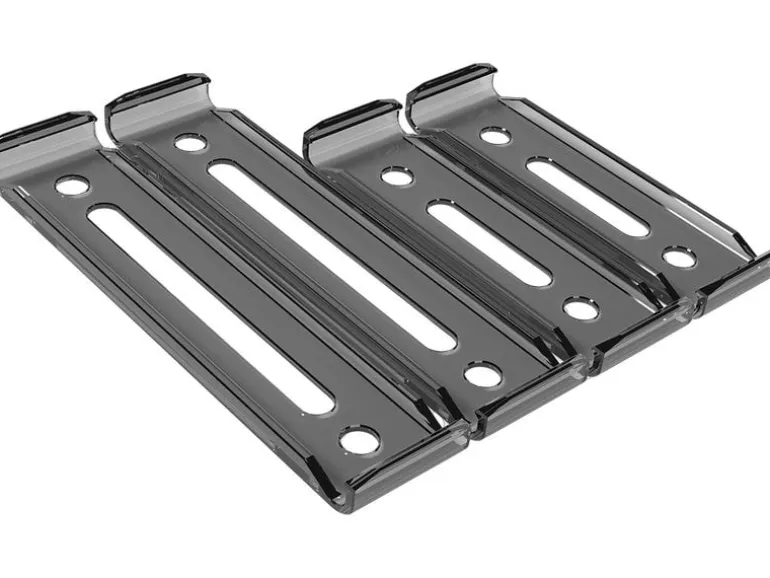 X-Click Rahmenloser Nummernhalter Shadow Black, 30 x 8 cm/50 x 11 cm