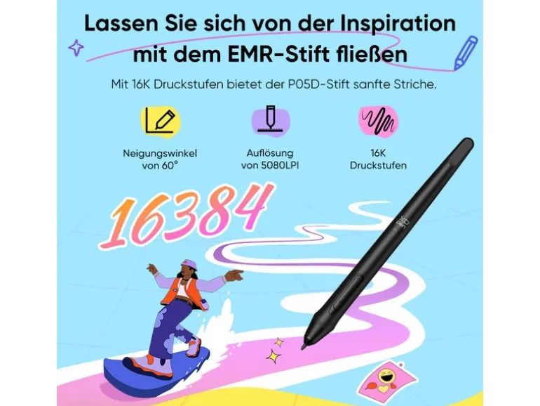 XP-PEN Grafiktablet Deco Mini7W V2