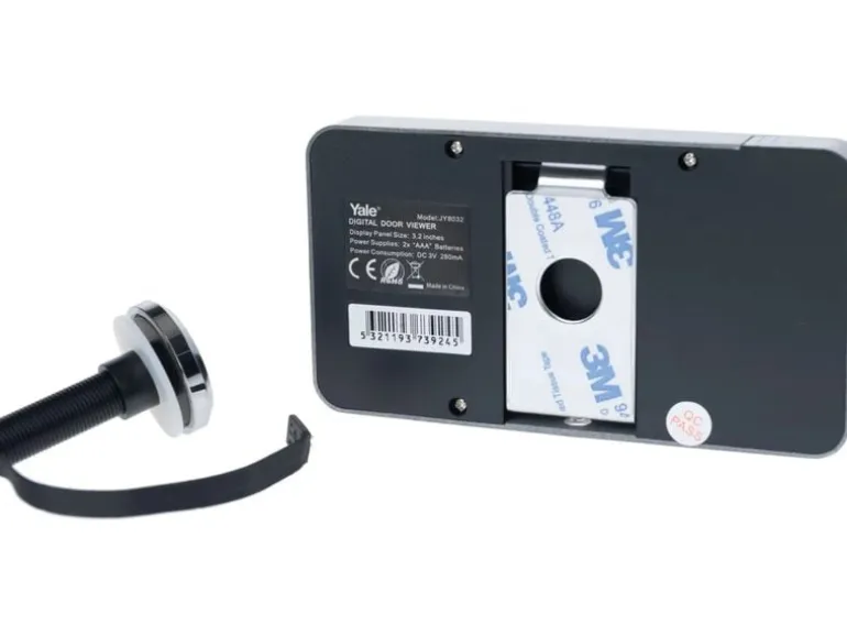 Yale Digitaler Türspion YY45 3.2" Display Silber