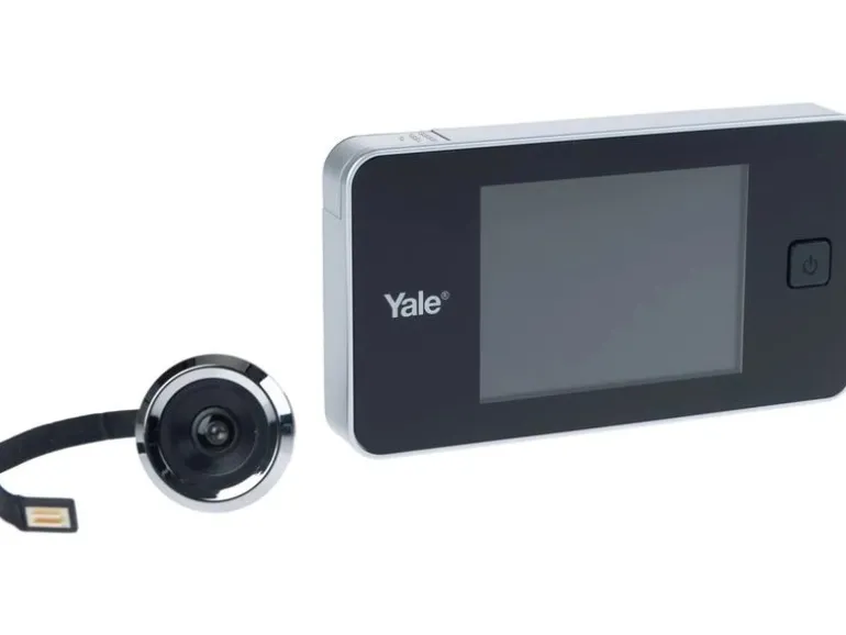 Yale Digitaler Türspion YY45 3.2" Display Silber