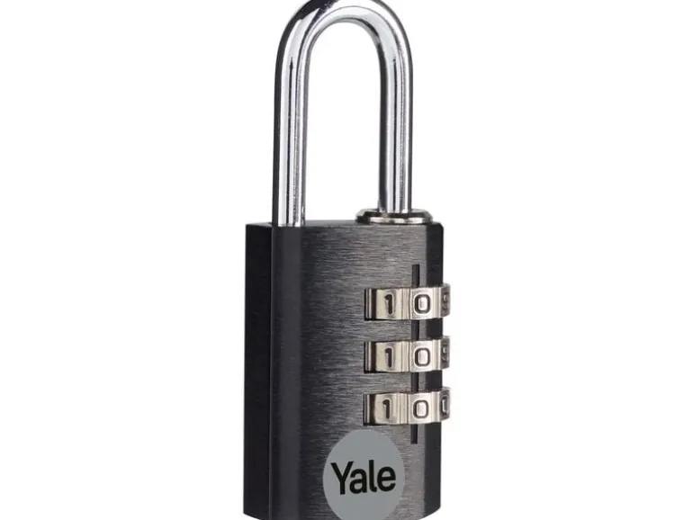 Yale Zahlenschloss YE3CB 20/21 Schwarz Aluminium/Stahl