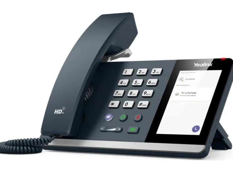 Yealink Tischtelefon MP45 Teams Edition Grau/Schwarz