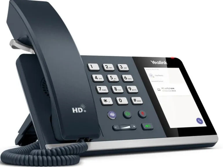 Yealink Tischtelefon MP45 Teams Edition Grau/Schwarz
