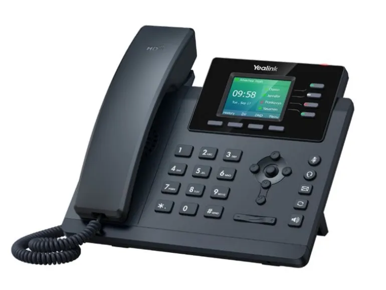 Yealink Tischtelefon T34W Schwarz