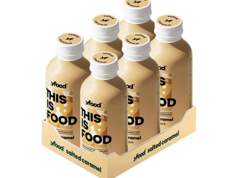 YFOOD Trinkmahlzeit Salted Caramel 6 x 500 ml