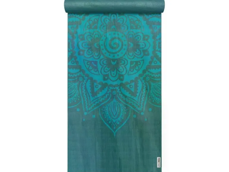 YOGIMAT Yogamatte Basic Spiral Mandala, Petrol