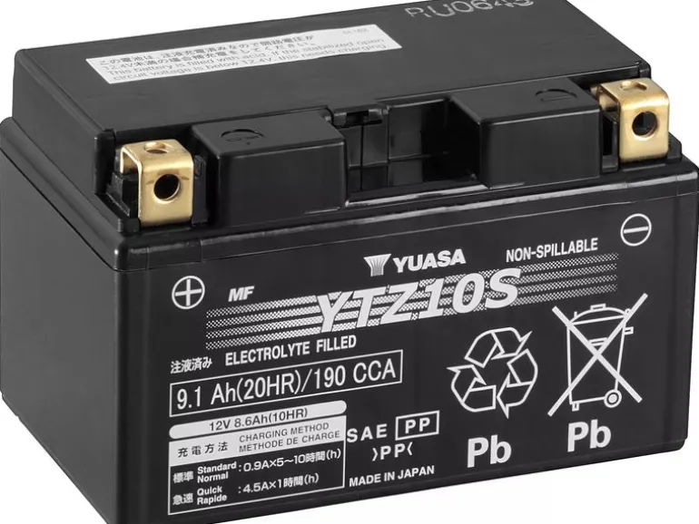 YUASA Motorradbatterie AGM 12V/9.1Ah/190A